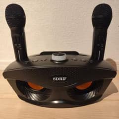 SDRD SD-306 ワイヤレスファミリーカラオケシステム（マイク2本付属