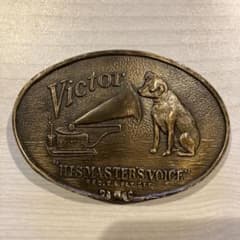 ビンテージ　バックル　ビクター　犬のサムネイル