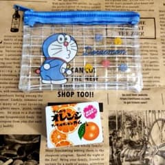 どらえもんクリアケースとクリップ