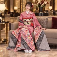 豪華 絞り 振袖フルセット 5点セット 長襦袢 袋帯 帯締め 帯揚げ 成人