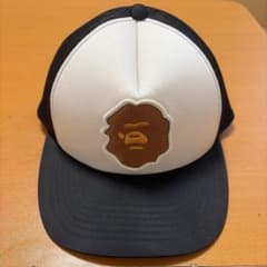 A BATHING APE メッシュキャップ ブラック激レア‼️のサムネイル