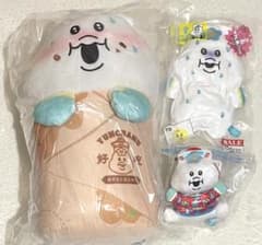 んぽちゃむ　ぬいぐるみ3体セット