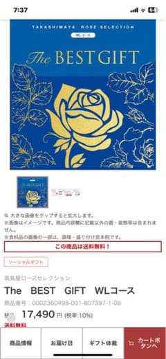 【まやさん専用】高島屋ローズセレクションWLコースのサムネイル