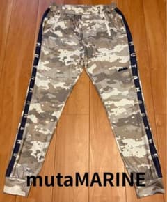 美品】mutam MARINEカモフラージュ柄 メンズラッシュパンツ　サイズ6 美品】mutam MARINEカモフラージュ柄 メンズラッシュパンツ サイズ6