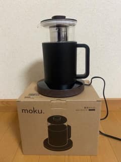moku. ブラック木目調 電気ケトルのサムネイル
