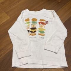 BEAMS mini ドムドムハンバーガー 長袖カットソー ホワイトのサムネイル