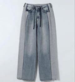 JEANASIS スウェットコンビデニムパンツのサムネイル