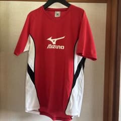 MIZUNO ミズノ プラクティスシャツ 半袖 レッド