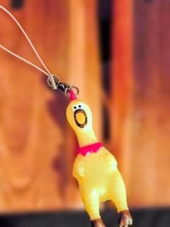 FunnyScreaming Chicken Mini Mascot Strapのサムネイル