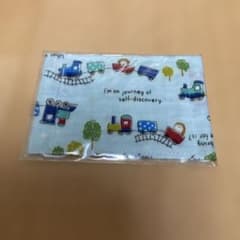 ハンドメイド 布マスク 電車柄のサムネイル