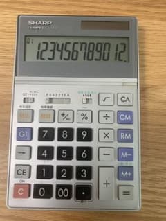 SHARP コンペットセミデスクタイプ電卓 CS-S932のサムネイル