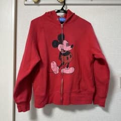 ディズニー 赤 パーカー Sサイズのサムネイル