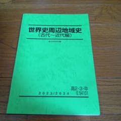 世界史周辺地域史（古代〜近代編）2023/2024のサムネイル