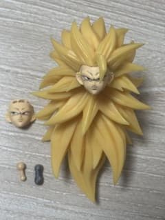 SHFiguarts용 슈퍼 사이어인 3 손오공 커스텀 헤드 파트