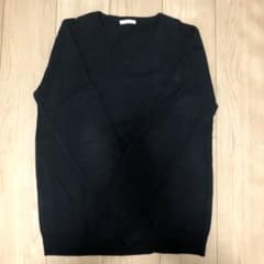 スクールセーター黒 Vネック セーター Mサイズ 学生服のサムネイル
