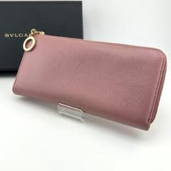 BVLGARI Bulgari Long Wallet B.zero1 Circle Logo Women's Pink
