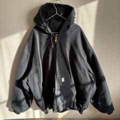 値引き【可能】Carhartt 黒 フード付きアクティブジャケットのサムネイル