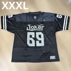 L*3様 Joker Brand タッチダウンフットボールシャツ ネイビー JOKER BRAND フットボールシャツ 黒 XXXL - メルカリ