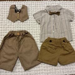 1st birthday フォーマル服　タキシードスタイパンツセットのサムネイル