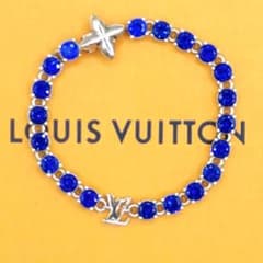 現行極美品 BTS着用 ルイヴィトン ブレスレット・LVクリスタル M1062M 