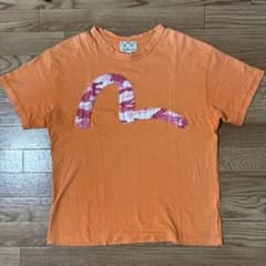 EVISU エヴィス カモメロゴ Tシャツ 42 Y2K カモフラ 迷彩 短丈 - メルカリ