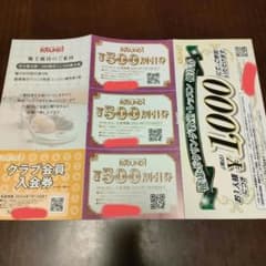 ラウンドワン株主優待券のサムネイル