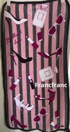 Francfrancブランケット　ピンクのサムネイル