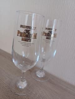 レア物出品♪サントリー ザ・プレミアム・モルツ ビールグラス 2個セットのサムネイル