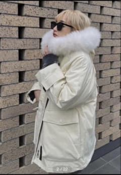 AMAIL snow man coatダウンジャケット ブルー - メルカリ