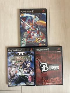 動作確認済】PS2ソフト3本セット まとめ売り（ロックマンX7
