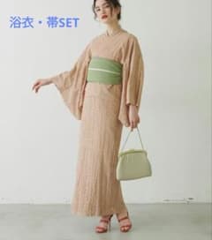 LA BELLE ETUDE　浴衣　帯　セットのサムネイル