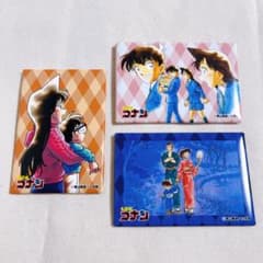 名探偵コナン スクエア缶バッジ 3個セット - メルカリ