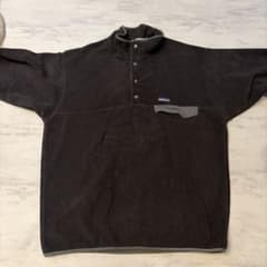 patagonia パタゴニア シンチラ スナップT プルオーバー L 黒のサムネイル