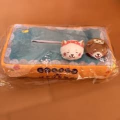 忠犬もちしば ぽかぽか温泉シリーズ ティッシュボックスカバー （ジオラマ風）