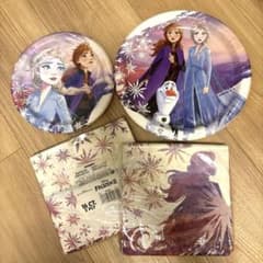 FROZENⅡ / 아나운서와 눈의 여왕 2 종이 접시 & 종이 냅킨