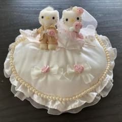 ハローキティ リングピロー ウェディング - メルカリ