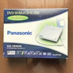 ジャンク品】Panasonic ポータブルDVDドライブ KXL-CB45AN - メルカリ