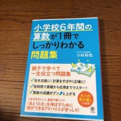 小学校6年間の算数が一冊でしっかりわかる問題集のサムネイル