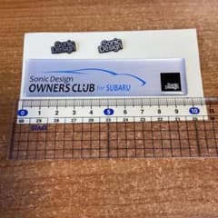 AtoZ様専用ソニックデザイン　純正ロゴバッジと肉厚シール(ソフトシール）のサムネイル