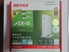BUFFALO Wi-Fi6 無線LANルーター WSR-1800AX4/DWHのサムネイル