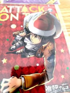 進撃の巨人 オリジナルクリスマスカード 6枚セットのサムネイル