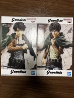 グランディスタ 進撃の巨人 リヴァイ＆エレン セット - メルカリ