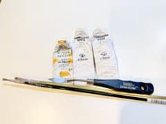 ⭐️ワンコイン⭐️油絵具 3本 ペインティングナイフ ブラシセット　お試しセットのサムネイル
