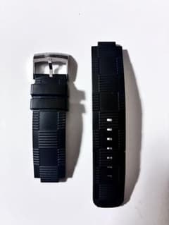 ルイ・ヴィトン タンブールQ118F純正ブラックラバーベルト金具付きのサムネイル