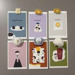 オリジナルイラスト　ポストカード 6種セットのサムネイル