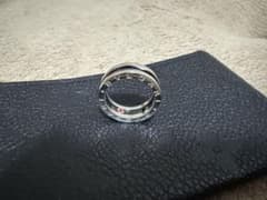 BVLGARI ステンレススチール 二重リング - メルカリ