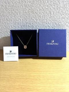 即購入可！ほぼ未使用♪Swarovski ピンクゴールド　ペンダントネックレス