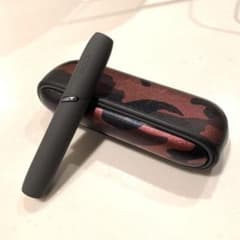 iQOS3 DUO　本体グレー　レザーケース付きのサムネイル
