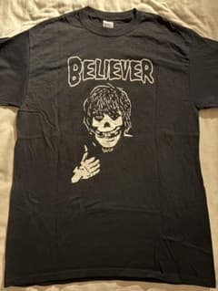 ken yokoyama BELIEVER スカルTシャツ ブラックのサムネイル
