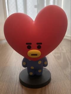BT21 TATA テテ/ V ハート型キャラクター マスコットのサムネイル